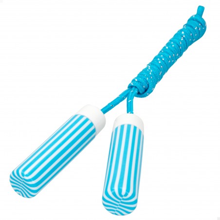 Corde à sauter de couleur bleue