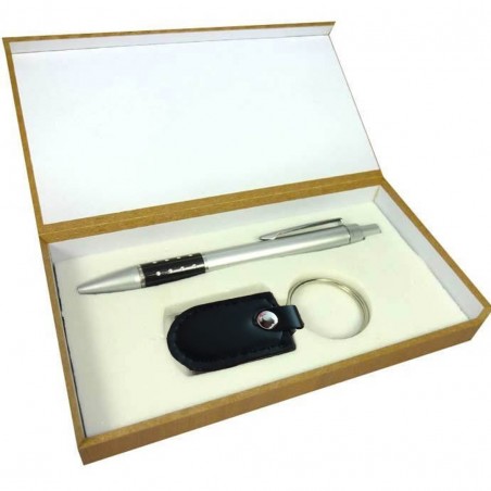 Coffret cadeau homme original stylo porte cle