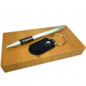 Coffret cadeau homme original stylo porte cle