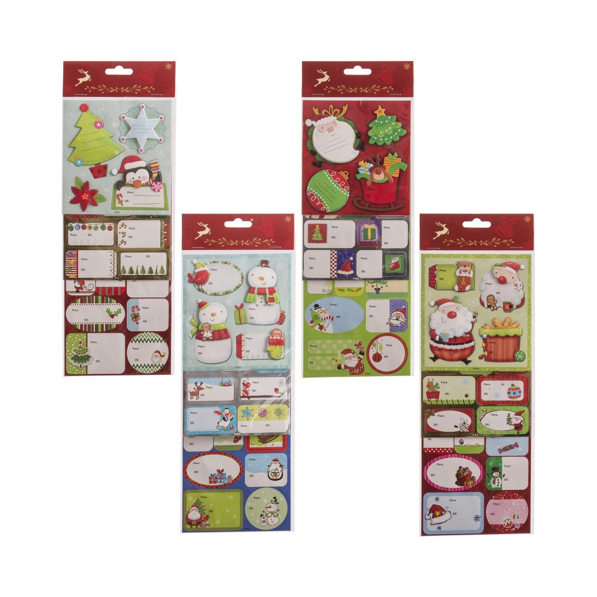 Autocollants de Noël pour cadeaux