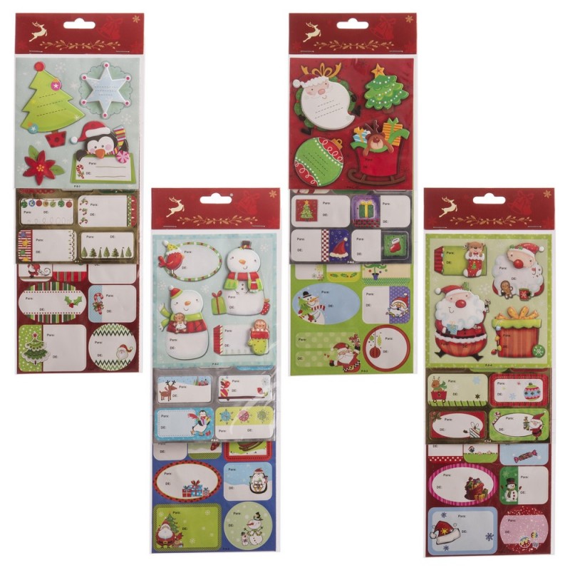 Autocollants de Noël pour cadeaux