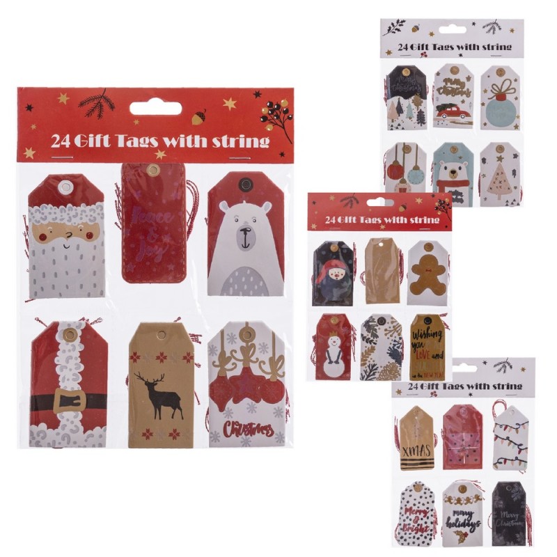 Set de 24 cartes-cadeaux pour Noël