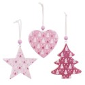 Décorations de Noël en bois à suspendre
