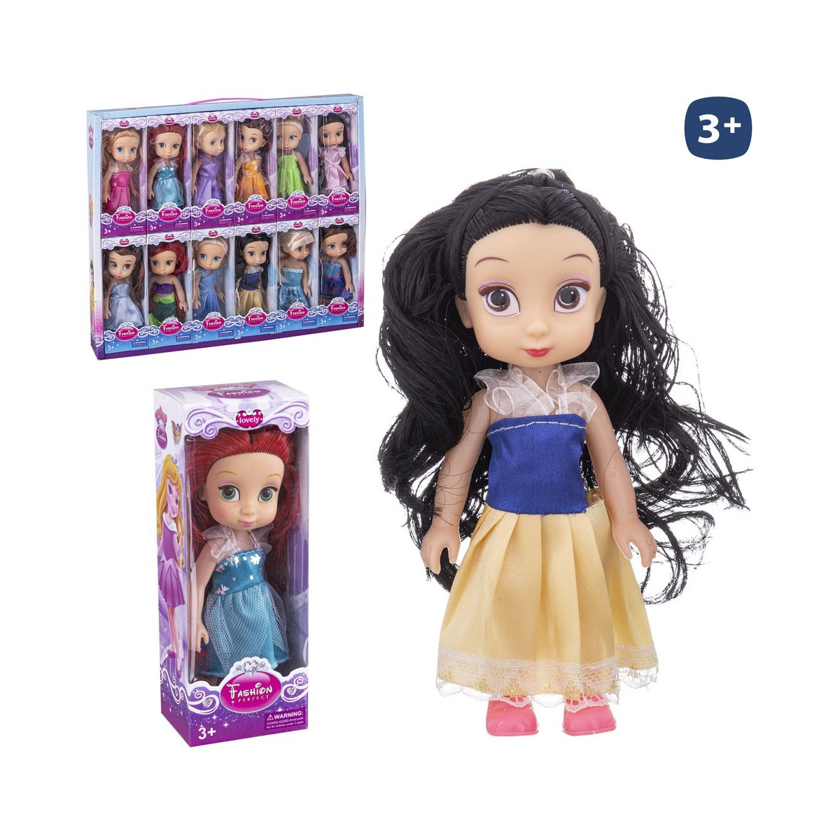 Poupée princesses de contes pour enfants