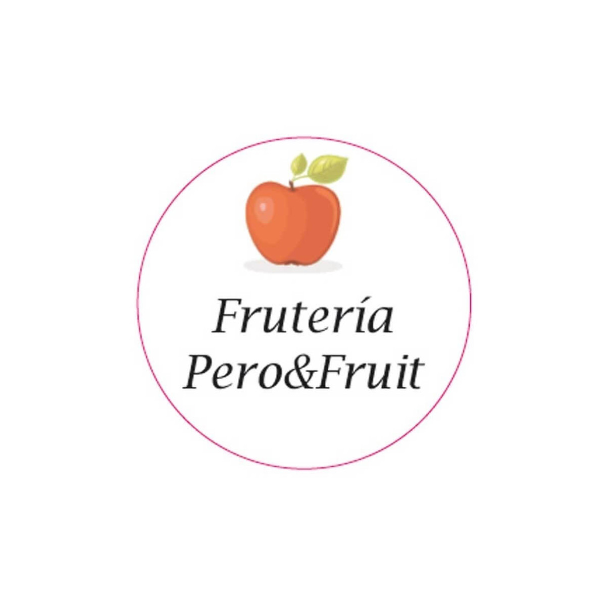 Etiquette autocollante fruit