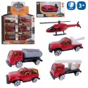 Véhicules de pompiers en métal