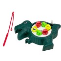 Jeu de pêche pour enfants en forme de dinosaure