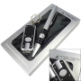 Porte-clés lampe de poche avec stylo dans une boîte en bois personnalisée