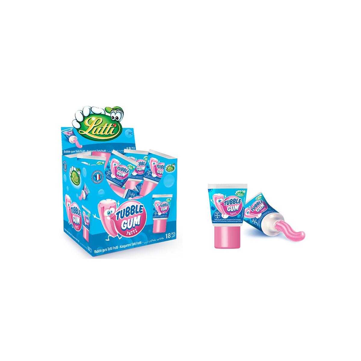 Chiclets en tube de dentifrice