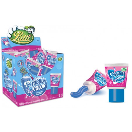 Chiclets langue colorée en tube de pâte