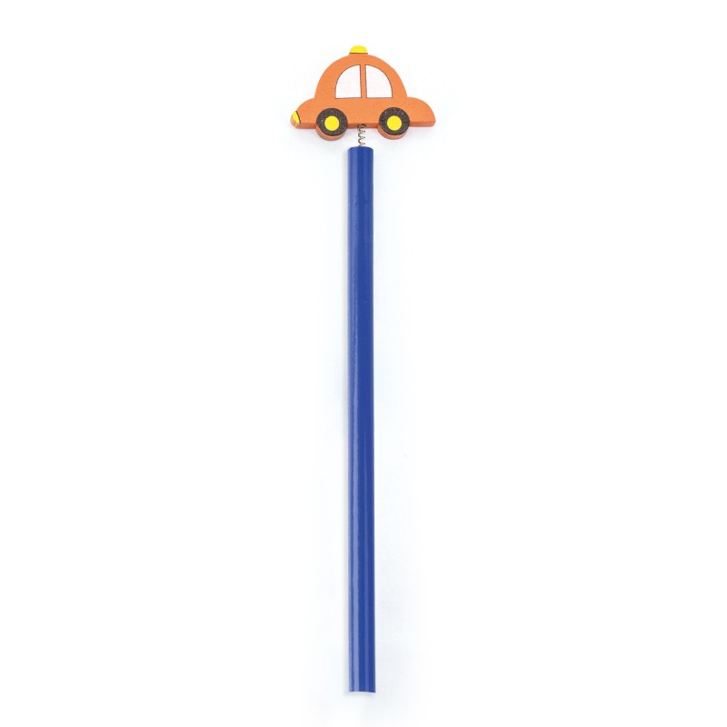 Crayon avec poupée en forme de taxi