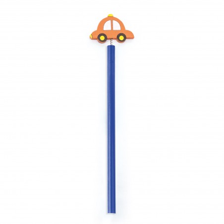 Crayon avec poupée en forme de taxi