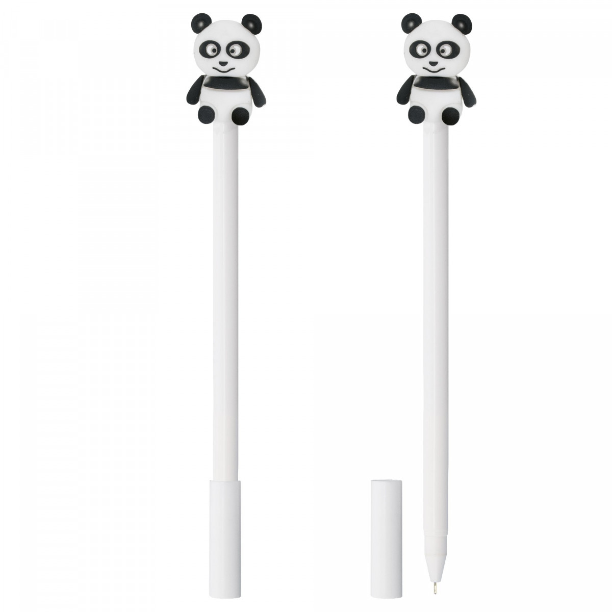 Stylo avec figurine 3D en forme d'ours panda