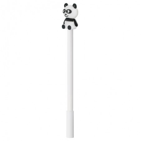 Stylo avec figurine 3D en forme d'ours panda