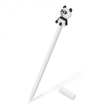 Stylo avec figurine 3D en forme d'ours panda
