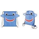 Sac à dos en polyester pour enfants modèle requin