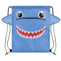 Sac à dos en polyester pour enfants modèle requin