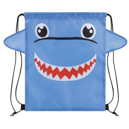 Sac à dos en polyester pour enfants modèle requin