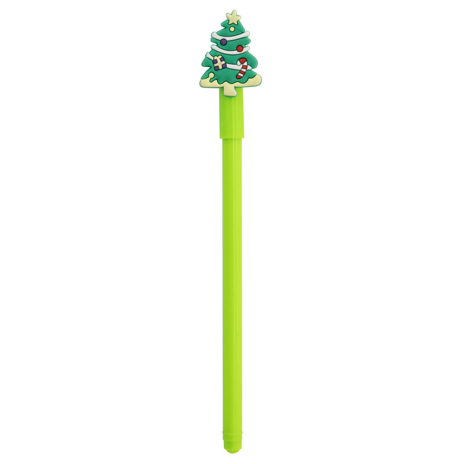 Stylo à bille avec capuchon décoré de Noël