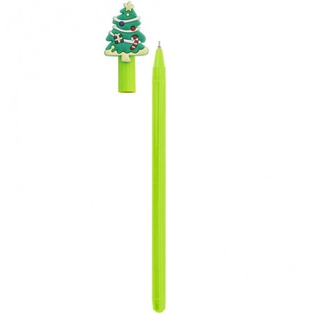 Stylo à bille avec capuchon décoré de Noël