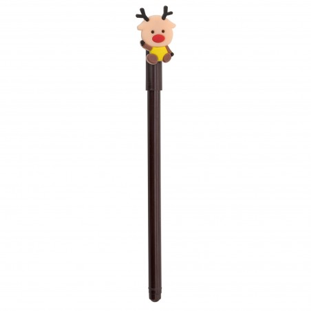 Stylo de Noël avec décoration de renne