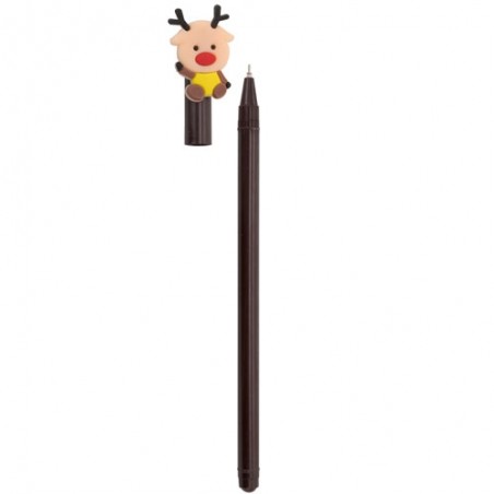 Stylo de Noël avec décoration de renne