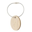 Carte de voeux en bois avec pendentif