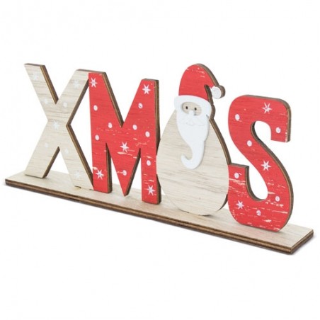 Décoration de table de Noël en bois