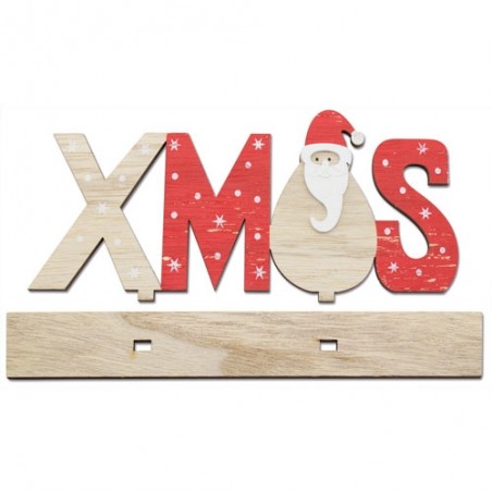 Décoration de table de Noël en bois