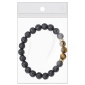 Bracelet en pierre volcanique
