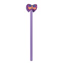 Crayon avec gomme enfant en forme de papillon