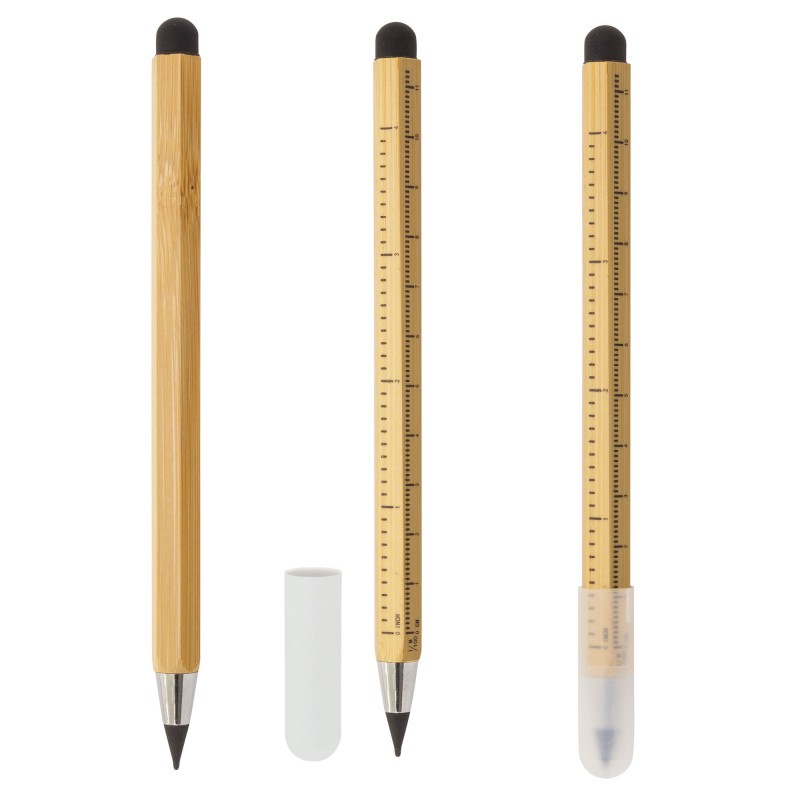Crayon multifonction avec pointe infinie, pointeur et règle