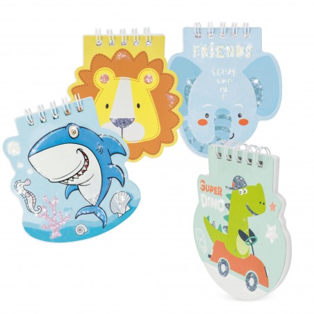 Ensemble de 8 cahiers pour enfants avec des animaux d'enfance