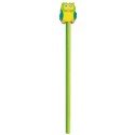 Crayon avec gomme en forme de hibou