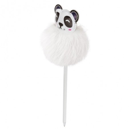 Stylo avec un élégant pompon en forme de panda