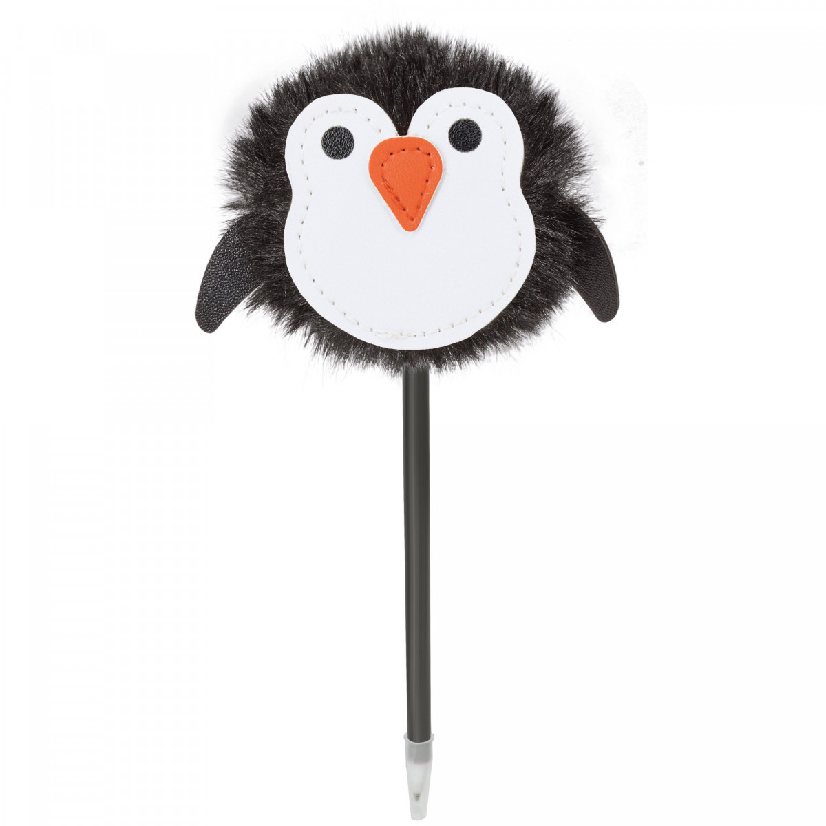 Stylo avec pompon en forme de pingouin, stylo amusant à offrir