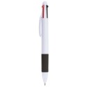 Stylos avec 4 encres de couleur noire, rouge, bleue et verte