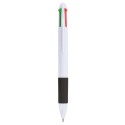 Stylos avec 4 encres de couleur noire, rouge, bleue et verte