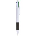 Stylos avec 4 encres de couleur noire, rouge, bleue et verte