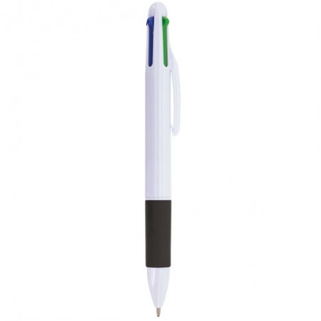 Stylos avec 4 encres de couleur noire, rouge, bleue et verte