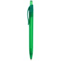 Stylo transparent de couleurs avec clip Détail pratique et économique pour les invités