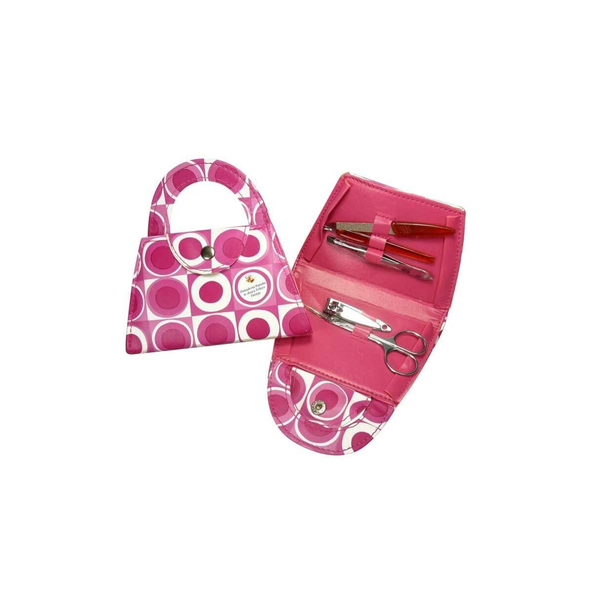 Set de manucure dans un petit sac personnalisé pour des cadeaux promotionnels