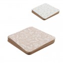 Ensemble de 4 sous-verres avec base en liège