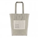 Grand sac en coton avec poche