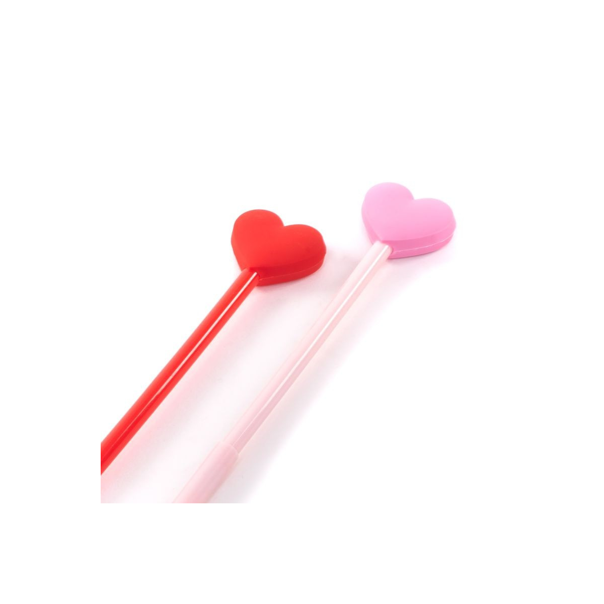 Stylo avec décoration en forme de cœur