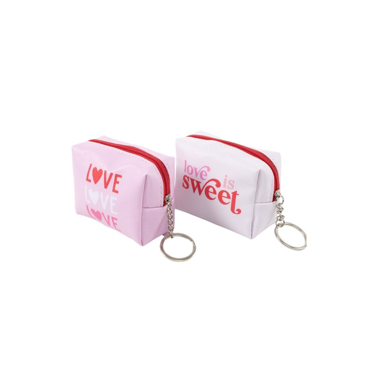 Petit Portefeuille Multifonction Lot De 3 Mini Portefeuilles Avec Fermeture éclair - Organisation Monnaie, Clés, Cartes Organisateur Clés Pièces