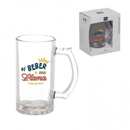 Chope à bière 500 ml à boire m'appelle