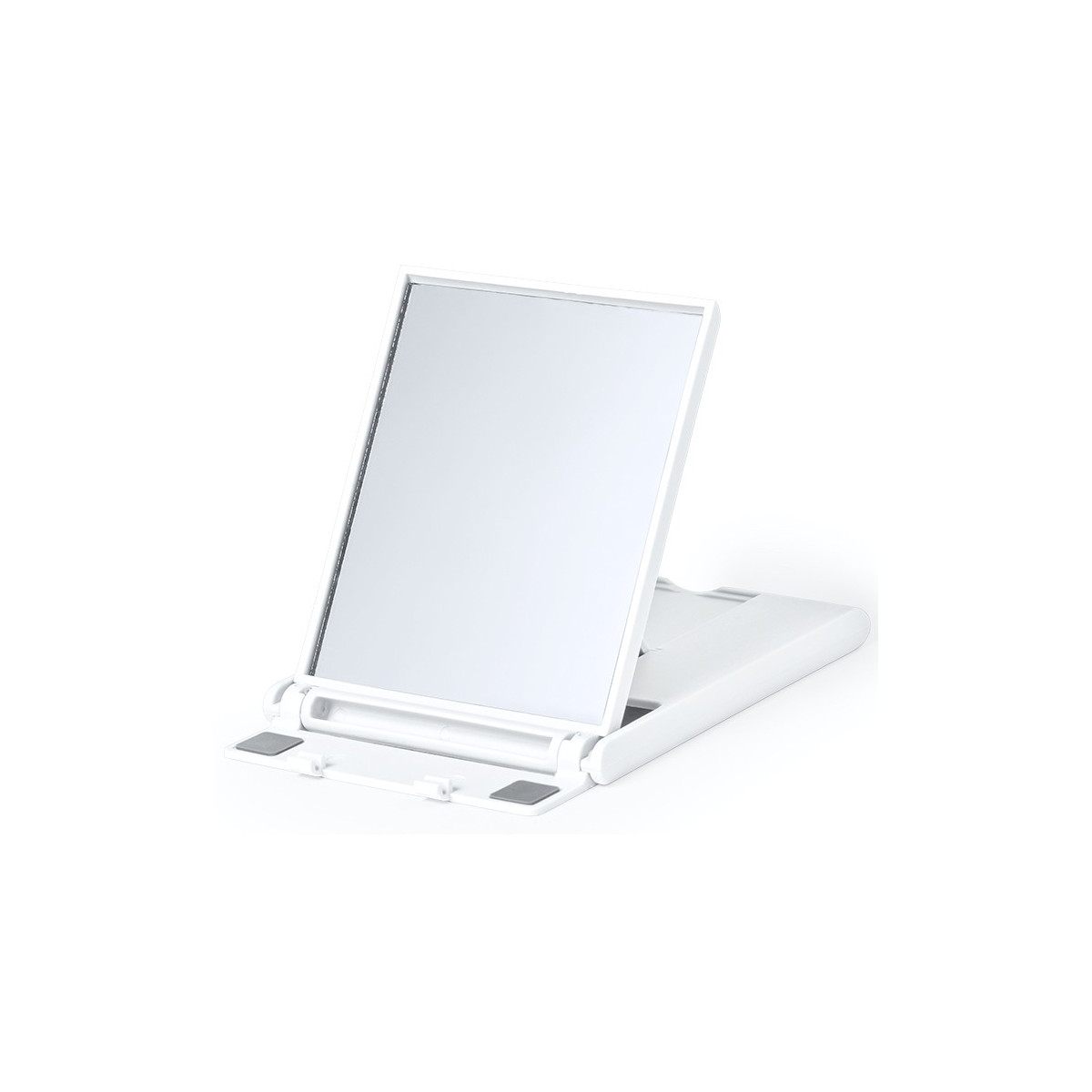 Support mobile et tablette pour table avec miroir