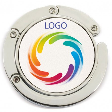 Accroche-sac personnalisé avec logo ou photo en couleur