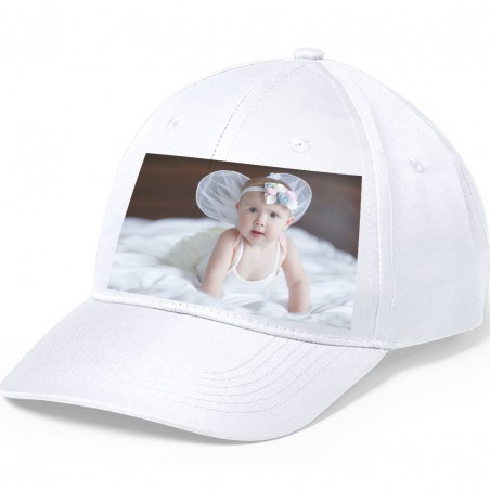 Casquette personnalisée avec logo ou photo en couleur avec texte
